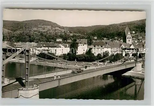 AK / Ansichtskarte Nassau Bad Bruecke Kat. Nassau Lahn