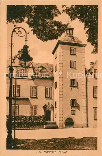 AK / Ansichtskarte Bad Nassau Schloss Kat. Nassau Lahn