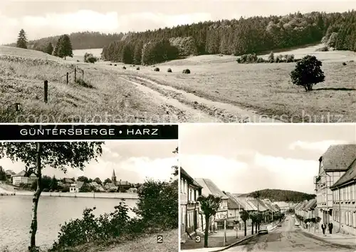 AK / Ansichtskarte Guentersberge Limbachtal Bergsee Marktstrasse Kat. Guentersberge