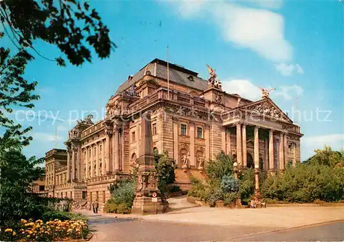 AK / Ansichtskarte Wiesbaden Hessisches Staatstheater  Kat. Wiesbaden