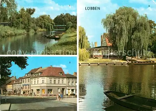 AK / Ansichtskarte Luebben Spreewald An der Spree Breite Strasse Strandcafe Kat. Luebben