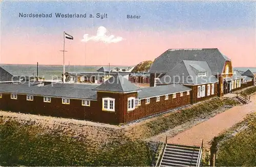 AK / Ansichtskarte Westerland Sylt Baeder  Kat. Westerland