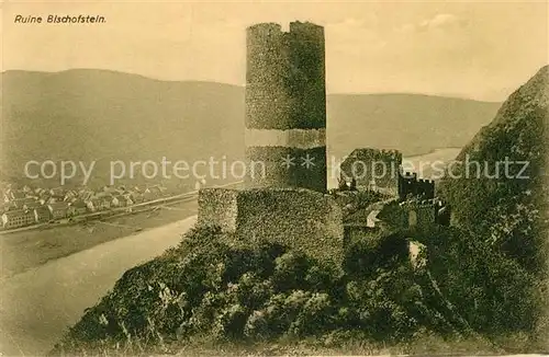 AK / Ansichtskarte St Goar Rhein Ruine Bischofstein Kat. Sankt Goar