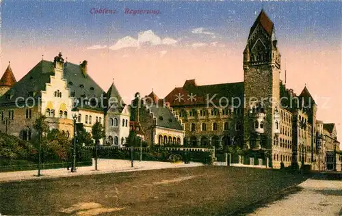 AK / Ansichtskarte Coblenz Koblenz Regierung Kat. Koblenz Rhein