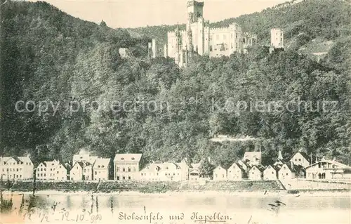 AK / Ansichtskarte Oberlahnstein Schloss Stolzenfels mit Kapellen Kat. Lahnstein