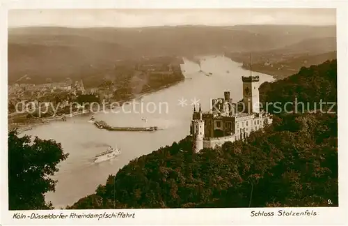 AK / Ansichtskarte Oberlahnstein Schloss Stolzenfels am Rhein Kat. Lahnstein