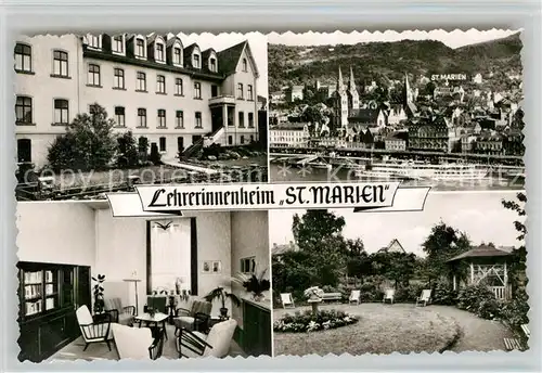 AK / Ansichtskarte Boppard Rhein Lehrerinnenheim Sankt Marien Kat. Boppard