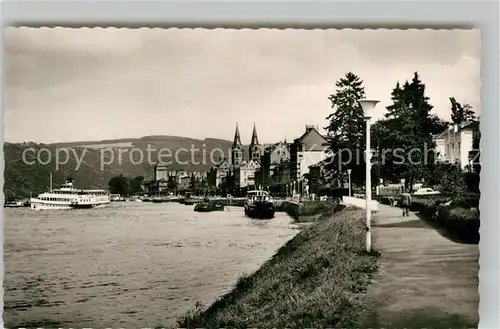 AK / Ansichtskarte Boppard Rhein Panorama Kat. Boppard