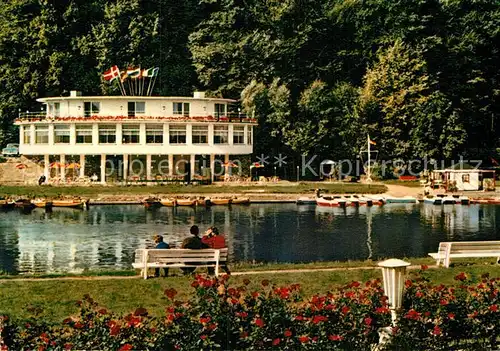 AK / Ansichtskarte Bad Nassau Hotel Cafe Lahnbastei Kat. Nassau Lahn