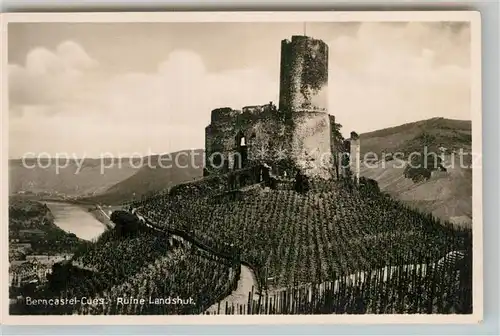 AK / Ansichtskarte Bernkastel Kues Burgruine Landshut Kat. Bernkastel Kues