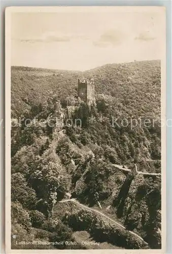 AK / Ansichtskarte Manderscheid Eifel Oberburg Kat. Manderscheid