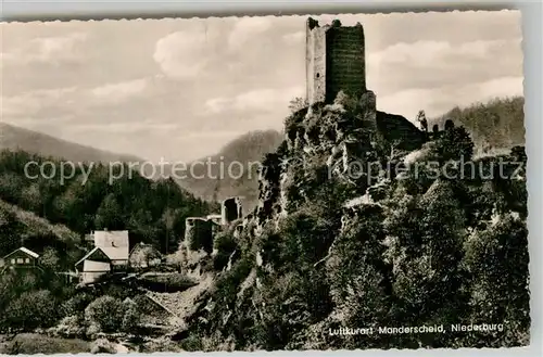 AK / Ansichtskarte Manderscheid Eifel Niederburg Kat. Manderscheid