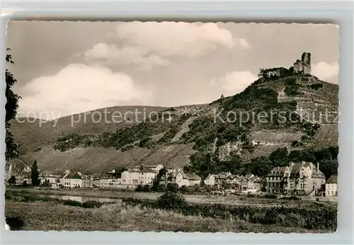 AK / Ansichtskarte Bernkastel Kues Teilansicht mit Burg Landshut Kat. Bernkastel Kues