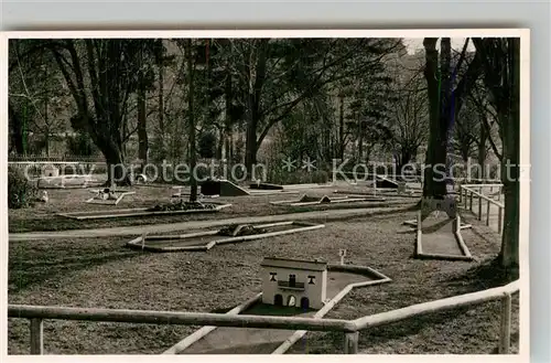 AK / Ansichtskarte Bad Nassau Kurpark Kleingolfanlage Kat. Nassau Lahn