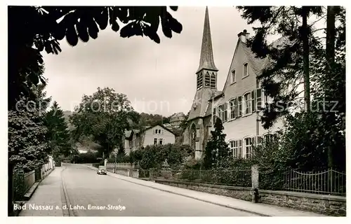 AK / Ansichtskarte Nassau Bad Emser Strasse Kat. Nassau Lahn