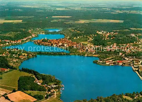 AK / Ansichtskarte Moelln Lauenburg Fliegeraufnahme Kat. Moelln