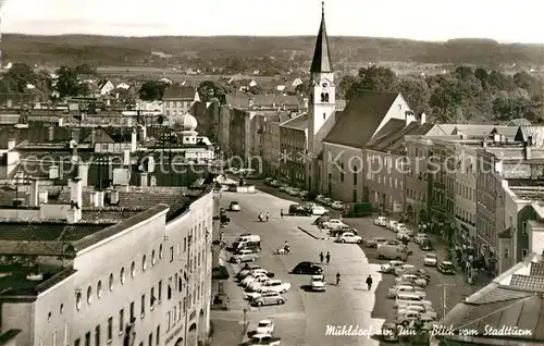 AK / Ansichtskarte Muehldorf Inn Blick vom Stadtturm Kat. Muehldorf a.Inn