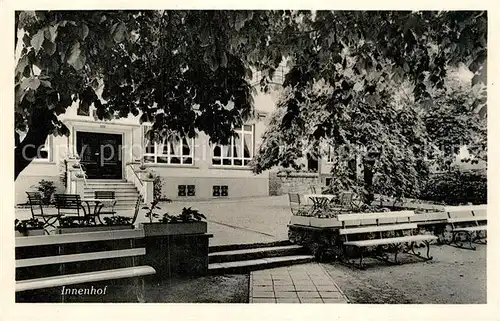 AK / Ansichtskarte Bad Soden Taunus Erholungsheim St Elisabeth Innenhof Kat. Bad Soden am Taunus