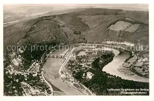 AK / Ansichtskarte Hirschhorn Neckar Luftkurort Fliegeraufnahme Kat. Hirschhorn (Neckar)