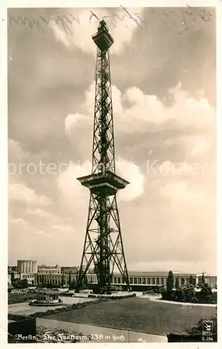 AK / Ansichtskarte Berlin Funkturm Kat. Berlin