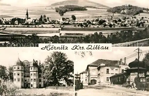 AK / Ansichtskarte Hoernitz Zittau Ferienheim Landwarenhaus Konsum Gaststaette  Kat. Zittau