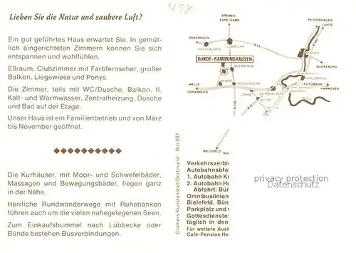 AK / Ansichtskarte Bad Randringhausen Cafe Helenen Hof Kat. Buende