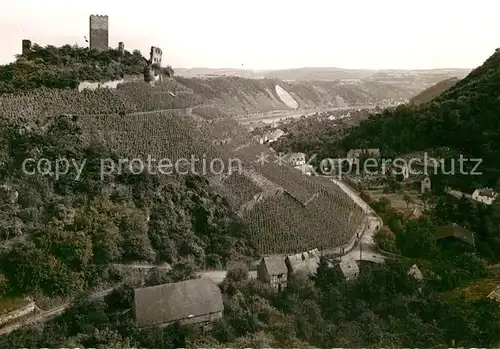 AK / Ansichtskarte Kobern Gondorf Panorama mit Burg Kat. Kobern Gondorf