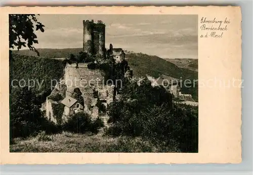 AK / Ansichtskarte Brodenbach Ruine Ehrenburg Kat. Brodenbach