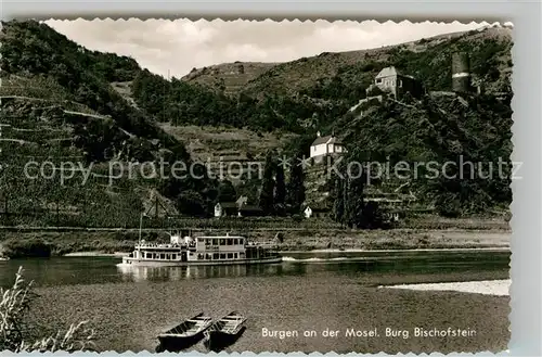 AK / Ansichtskarte Burgen Mosel Burg Bischofstein Kat. Burgen