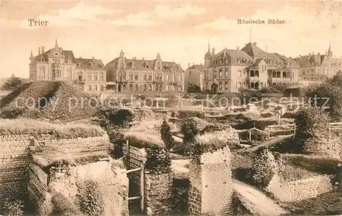 AK / Ansichtskarte Trier Roemische Baeder Kat. Trier