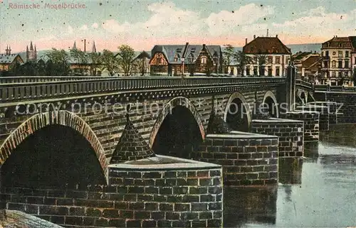 AK / Ansichtskarte Trier Roemische Moselbruecke Kat. Trier