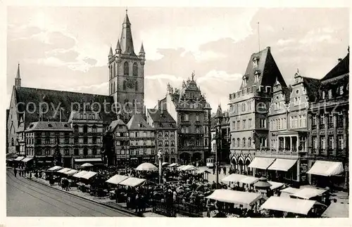 AK / Ansichtskarte Trier Haupotmarkt Kat. Trier