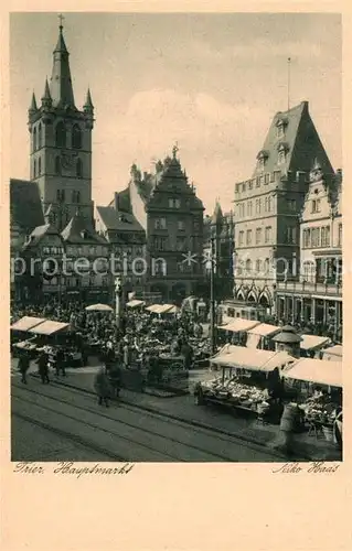 AK / Ansichtskarte Trier Hauptmarkt Kat. Trier