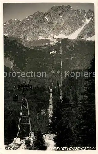 AK / Ansichtskarte Seilbahn Nordkettenseilbahn  Kat. Bahnen