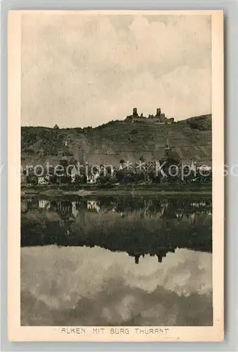 AK / Ansichtskarte Alken Koblenz mit Burg Thurant Kat. Alken
