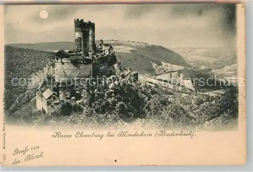 AK / Ansichtskarte Brodenbach Ruine Ehrenburg Kat. Brodenbach