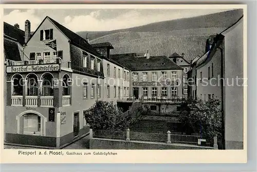 AK / Ansichtskarte Piesport Gasthaus zum Goldtroepfchen Kat. Piesport