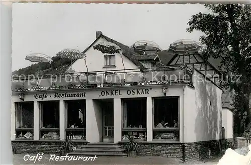 AK / Ansichtskarte Burgen Mosel Onkel Oskar Cafe Restaurant Kat. Burgen