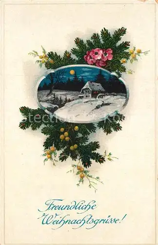 AK / Ansichtskarte Weihnachten Litho Kat. Greetings