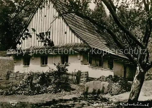 AK / Ansichtskarte Foto Popp Nr. 43 Schlesisches Weberhaeusel Kat. Fotografie