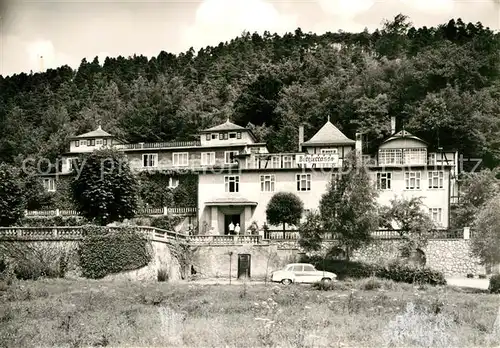 AK / Ansichtskarte Sitzendorf Thueringen Hotel Bergterrasse Kat. Sitzendorf Schwarzatal