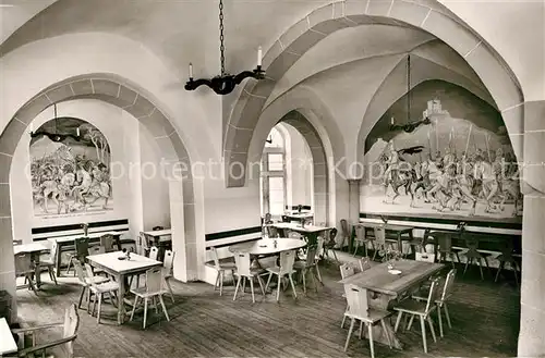 AK / Ansichtskarte Bad Bergzabern Burg Berwartstein Rittersaal Kat. Bad Bergzabern