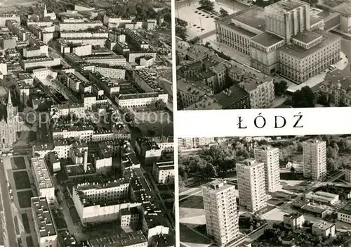 AK / Ansichtskarte Lodz Fragment miasta Teatr Wielki Osiedle mieszkaniowe Nowe Rokicie Kat. Lodz