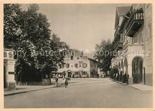 AK / Ansichtskarte Oberammergau Hauptplatz Kat. Oberammergau