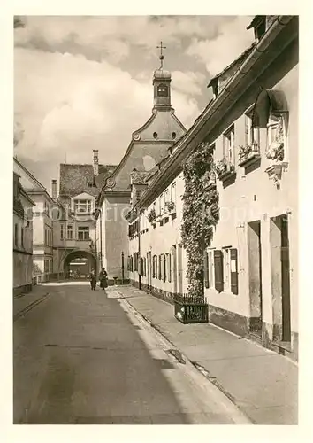 AK / Ansichtskarte Augsburg Fuggerei Markuskirche Kat. Augsburg