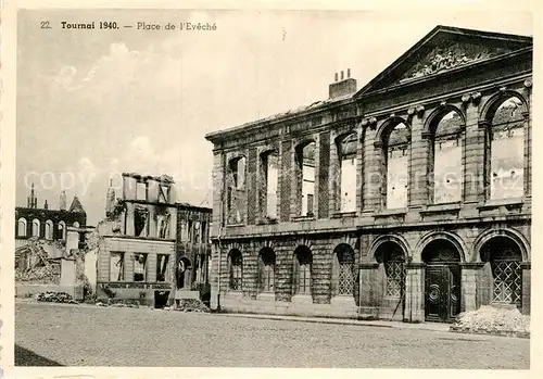 AK / Ansichtskarte Tournai Hainaut Place de l Eveche Kat. 