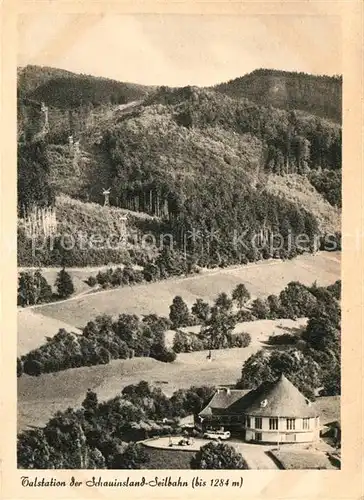 AK / Ansichtskarte Schauinsland Talstation der Seilbahn Schwarzwald Kat. Oberried