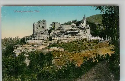 AK / Ansichtskarte Suedwestpfalz Ruine Wasigenstein