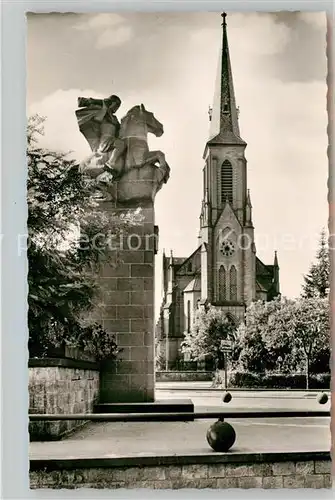 AK / Ansichtskarte Bad Bergzabern Kath Kirche Kat. Bad Bergzabern