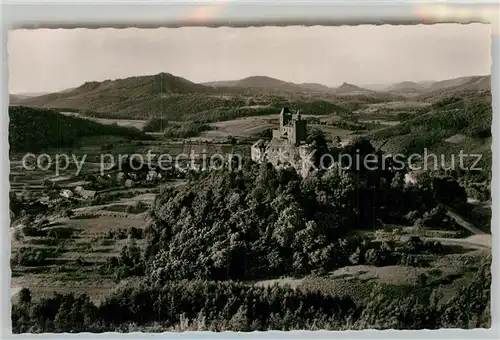 AK / Ansichtskarte Bad Bergzabern Panorama mit Burg Berwartstein Kat. Bad Bergzabern